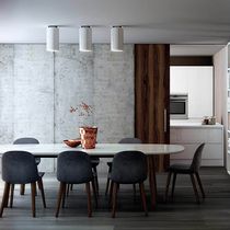 Plafonnier contemporain / rond / en métal...