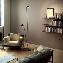 Lampe sur pied / contemporaine / en laiton...