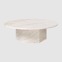 Table basse classique / en travertin / avec...