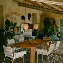 Suspension / en acier inoxydable / contemporaine...