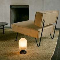 Lampe baladeuse / en verre sablé / contemporaine...