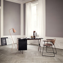 Bureau sur pied / contemporain / en bois...