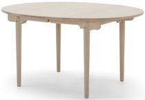 Table contemporaine / en bois / ovale /...