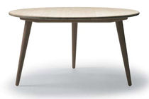 Table basse contemporaine / en bois / ovale...