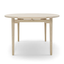 Table contemporaine / en bois / ronde /...