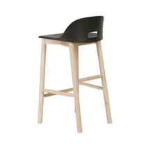 Chaise de bar contemporaine / en bois /...