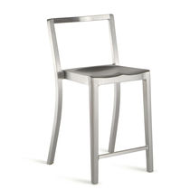 Chaise de bar contemporaine / en aluminium...