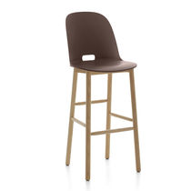 Tabouret de bar contemporain / avec piètement...