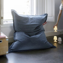 Fauteuil poire contemporain / en velours...