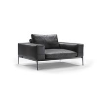 Fauteuil contemporain / en tissu / en cuir...