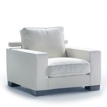Fauteuil contemporain / en tissu / en cuir...