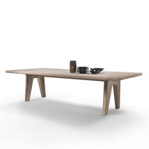 Table à manger contemporaine / en bois massif...