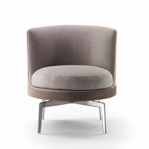Fauteuil contemporain / en tissu / en cuir...