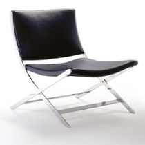 Fauteuil contemporain / en tissu / en cuir...