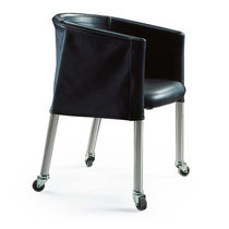 Fauteuil contemporain / en métal / en tissu...