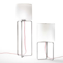 Lampe sur pied / contemporaine / en tissu...