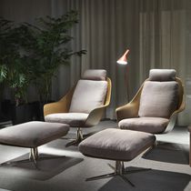 Fauteuil contemporain / en tissu / en cuir...