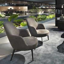 Fauteuil contemporain / en tissu / en cuir...