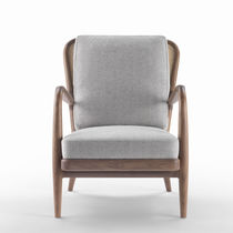 Fauteuil contemporain / en tissu / en cuir...