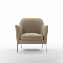 Fauteuil contemporain / en métal / en tissu...