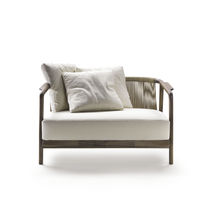 Canapé contemporain / en tissu / en cuir...