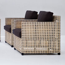 Fauteuil contemporain / en cuir / en hêtre...
