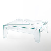 Table basse contemporaine / en cristal /...