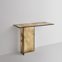 Console contemporaine / en cristal / rectangulaire...
