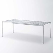 Table contemporaine / en aluminium / avec...