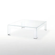 Table basse contemporaine / en verre / rectangulaire...