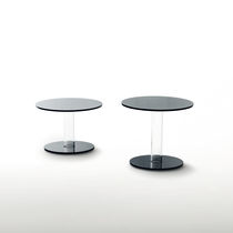 Table d'appoint contemporaine / en verre...