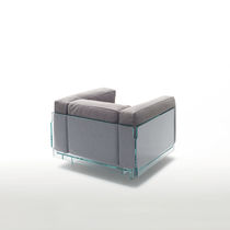 Fauteuil contemporain / en tissu / en verre...