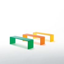 Banc contemporain / en verre / par Michele...