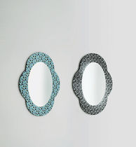 Miroir mural / contemporain / ovale / par...