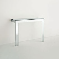 Console contemporaine / en verre / rectangulaire...