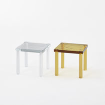 Table basse contemporaine / en verre soufflé...