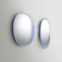 Miroir mural / contemporain / rond / par...