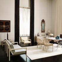 Canapé contemporain / gris / marron / beige