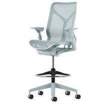 Tabouret de bureau contemporain / en tissu...