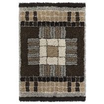 Tapis contemporain / à motif / en laine...