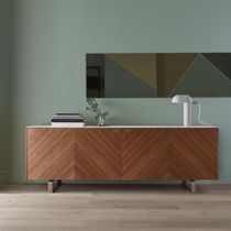 Buffet contemporain / en bois laqué / en...