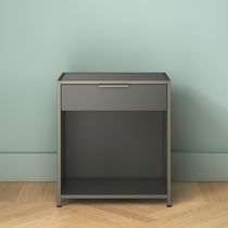 Table de chevet contemporaine / en aluminium...