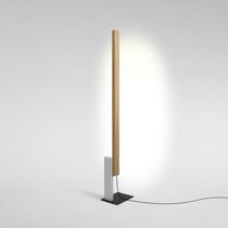 Lampe sur pied / en fer / en chêne / en...
