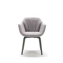 Chaise contemporaine / en tissu / en cuir...