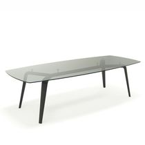 Table contemporaine / en placage de bois...