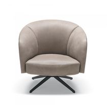 Fauteuil contemporain / en simili cuir /...