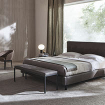 Bout de lit contemporain / en tissu / en...
