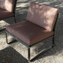 Fauteuil contemporain / en tissu / en aluminium...