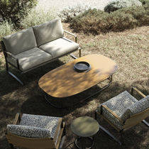 Table basse contemporaine / en marbre /...