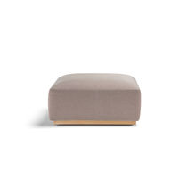 Ottoman contemporain / en teck / en tissu...